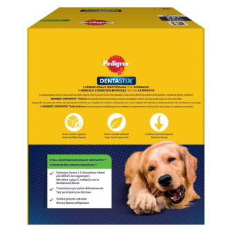 42 Stick per Igiene Orale del Cane Pedigree Dentastix Large