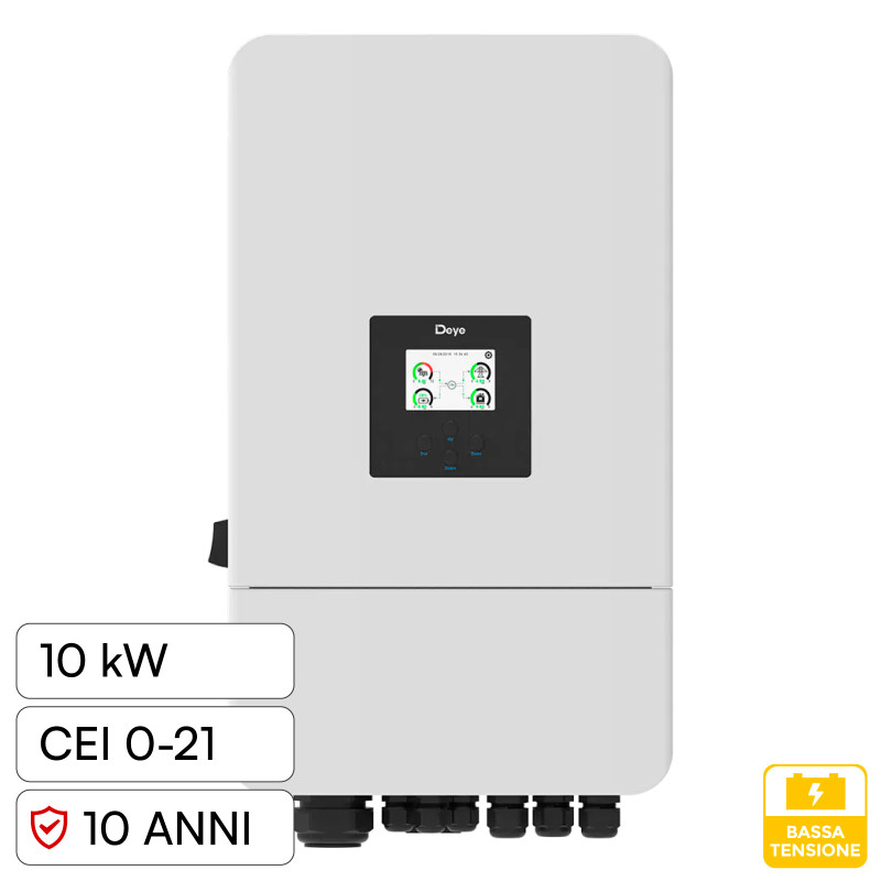 V-Tac Deye Inverter Trifase On-Grid / Off-Grid 10kW IP65