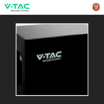 V-Tac Batteria BMS LiFePO4 51,2V 314Ah 16,07kWh Garanzia 10 Anni Nera