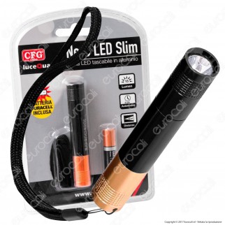 CFG EL039 Torcia LED Slim 0,5W in Alluminio