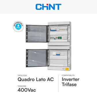 Chint Quadro Elettrico Lato AC Trifase 400V IP65 con Interfaccia SPI