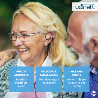 Udinett Spray Detergente per Pulizia Apparecchi Acustici 100ml