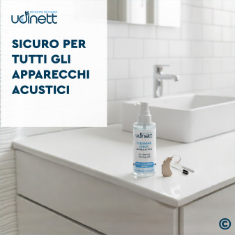Udinett Spray Detergente per Pulizia Apparecchi Acustici 100ml
