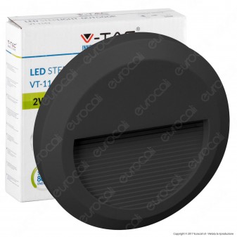 V-Tac VT-1142 Segnapasso LED a Montaggio Superficiale Rotondo 2W per