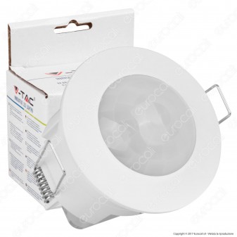 V-Tac VT-8049 Sensore di Movimento a Infrarossi per Lampadine - SKU