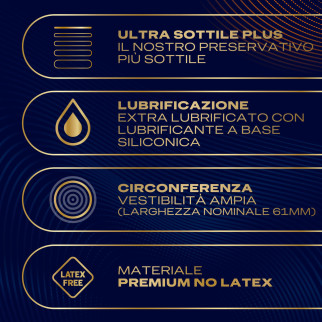 Preservativi Durex Nude Sensation XL Premium No Latex 6pz