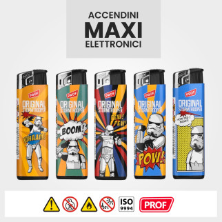 AccendinI Elettronici Stormtrooper Prof Maxi - Serie da 5