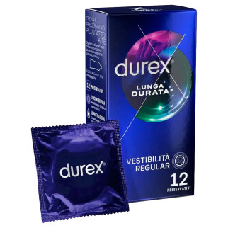 Preservativi Durex Lunga Durata Ritardante e Forma Easy-On 12 Profilattici