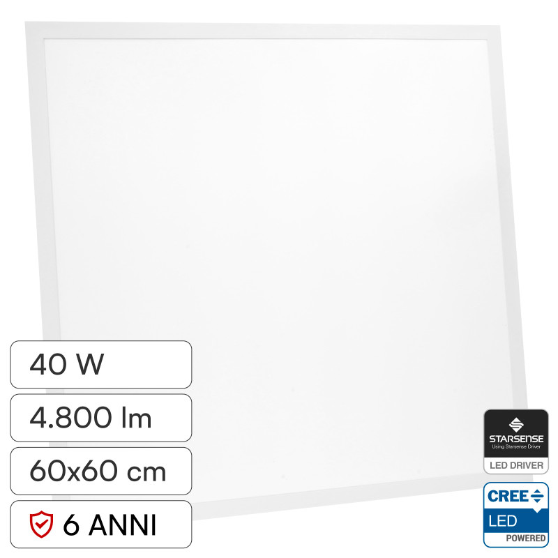 V-Tac VT-61044 Pannello LED CREE Quadrato 60x60 40W