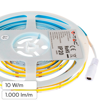 VT-COB-421 Striscia LED Flessibile 50W COB 24V - Bobina da 5m V-Tac