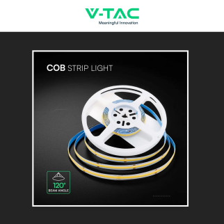 VT-COB-421 Striscia LED Flessibile 50W COB 24V - Bobina da 5m V-Tac