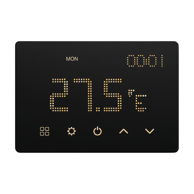 ETTROIT Cronotermostato Digitale Touchscreen Nero - mod. ETWF4302