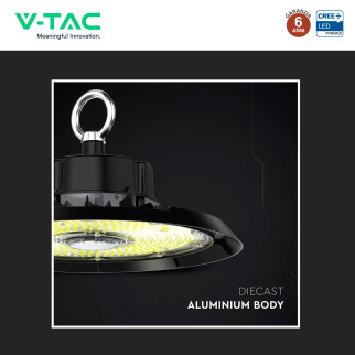 V-Tac VT-91102 Lampada Industriale LED UFO 100W SMD Chip CREE High Bay