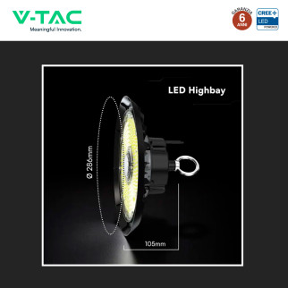 V-Tac VT-91152 Lampada Industriale LED UFO 150W SMD Chip CREE High Bay