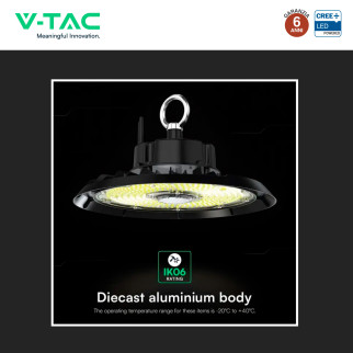 V-Tac VT-91152 Lampada Industriale LED UFO 150W SMD Chip CREE High Bay