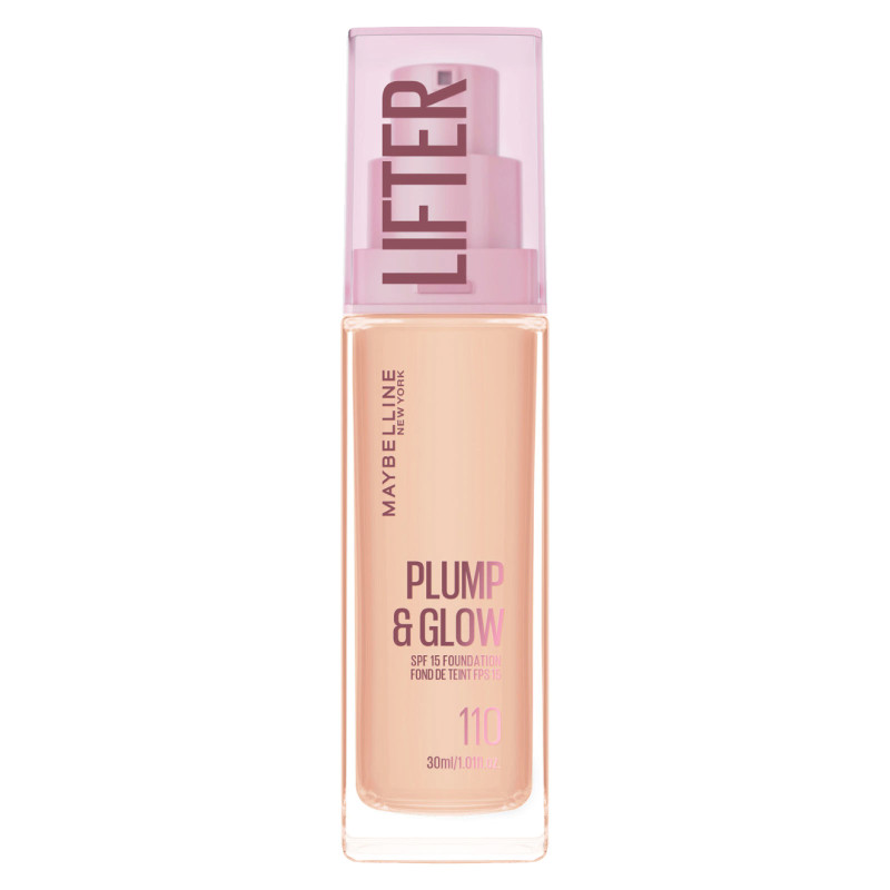 Maybelline New York Lifter Plump & Glow Fondotinta Colore 110  30ml