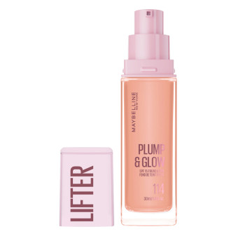 Maybelline New York Lifter Plump & Glow Fondotinta Colore 114  30ml