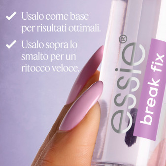 Essie Break Fix Smalto Trasparente Riparatore per Unghie Rotte