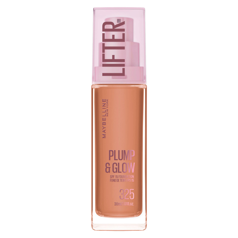 Maybelline New York Lifter Plump & Glow Fondotinta Colore 325  30ml