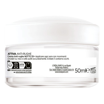 L'Oréal Paris Attiva Anti-rughe 55+ Calcium Trattamento Densificante