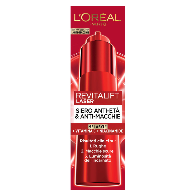 L'Oréal Paris Revitalift Laser Siero Viso Anti-Età Anti-Macchie