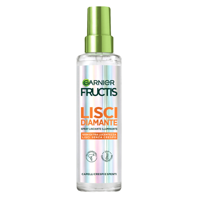 Garnier Fructis Spray Lisci Diamante per capelli extra lucenti