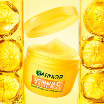 Garnier Vitamina C Fresh & Bright Crema Viso Sorbetto Idratante 85ml