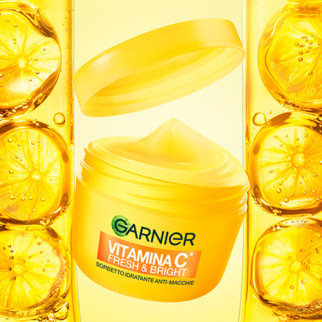 Garnier Vitamina C Fresh & Bright Crema Viso Sorbetto Idratante 85ml
