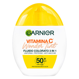 Garnier Vitamina C Wonder Tint Fluido Colorato 3in1 SPF 50+ Light
