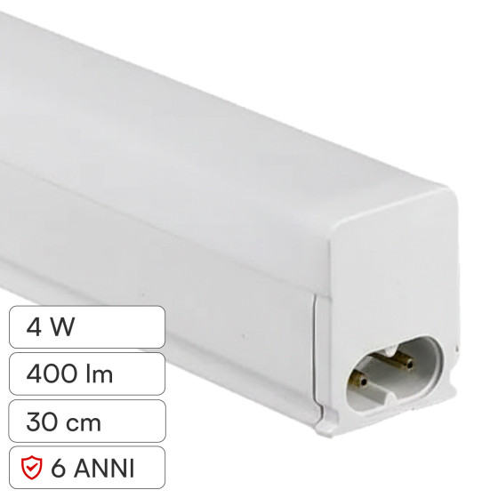 V-Tac VT-035 Plafoniera LED Lineare T5 4W SMD Chip CREE Linkabile