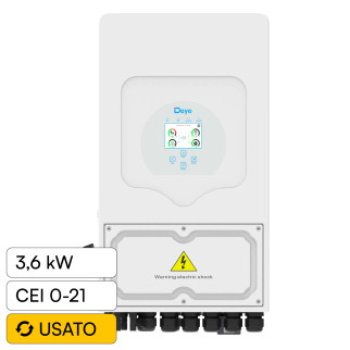 V-Tac Inverter Monofase Ibrido On-Grid / Off-Grid 3,6kW IP65