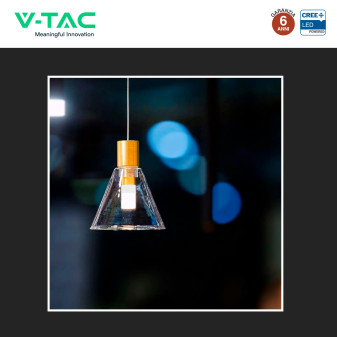V-Tac VT-248 Lampadina LED E14 7,5W Tubolare T37 SMD Chip CREE