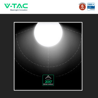 V-Tac VT-242 Lampadina LED E27 22W Globo G120 SMD Chip CREE