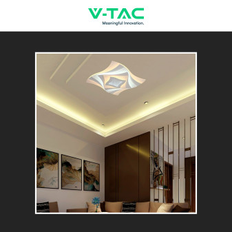 V-Tac Plafoniera LED a Superficie 75W SMD CCT 3in1 Dimmerabile
