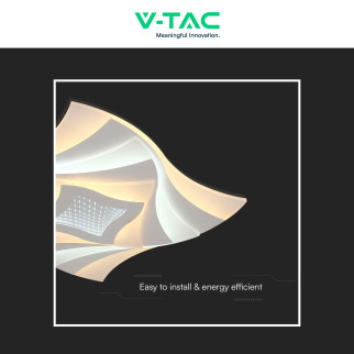 V-Tac Plafoniera LED a Superficie 75W SMD CCT 3in1 Dimmerabile
