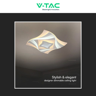 V-Tac Plafoniera LED a Superficie 75W SMD CCT 3in1 Dimmerabile