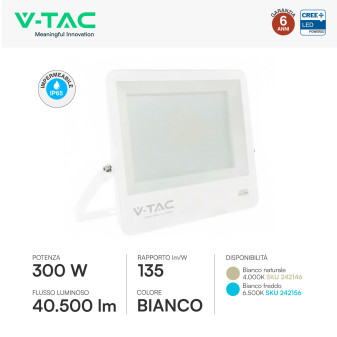 V-Tac VT-44003 Faro LED 300W SMD Chip CREE IP65