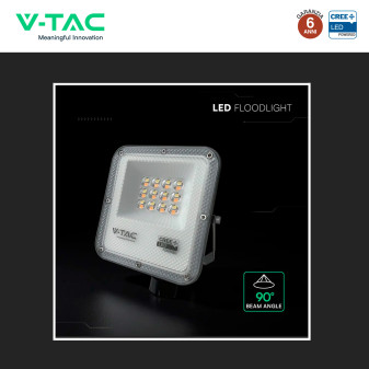 V-Tac VT-44014CCT Faro LED 10W SMD CREE IP65 IK06 CCT 3in1