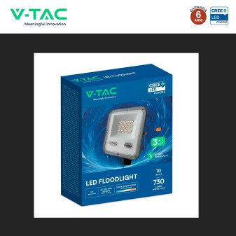 V-Tac VT-44014CCT Faro LED 10W SMD CREE IP65 IK06 CCT 3in1