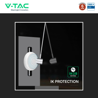 Plafoniera LED 20W SMD Chip CREE IP65 IK08 3in1 CCT V-Tac