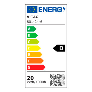 Plafoniera LED 20W SMD Chip CREE IP65 IK08 3in1 CCT V-Tac