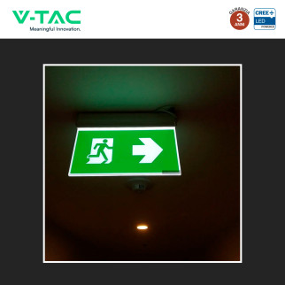 Lampada LED Uscita di Emergenza 2W SMD CREE IP20 V-Tac
