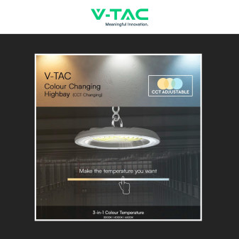V-Tac VT-91100Lampada Industriale LED UFO 100W SMD High Bay