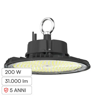 V-Tac VT-91202 Lampada Industriale LED UFO 200W SMD High Bay