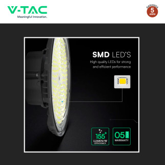V-Tac VT-91202 Lampada Industriale LED UFO 200W SMD High Bay
