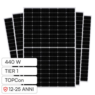 Pannelli Fotovoltaici 440W TIER 1 TOPCon IP68 V-Tac Jinko