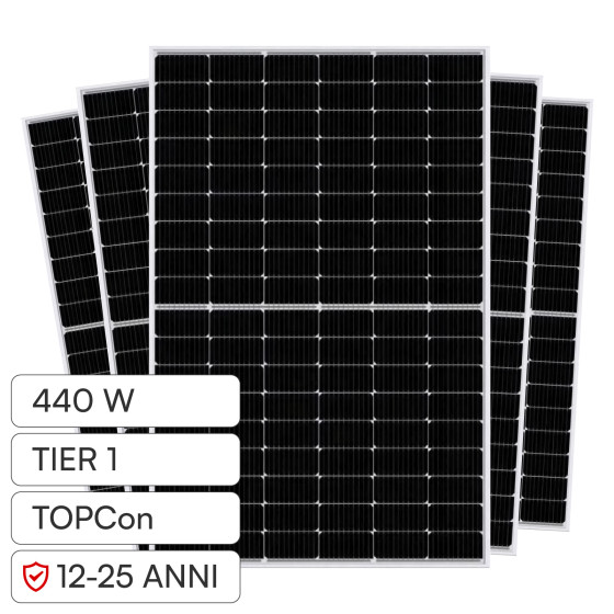 Pannelli Fotovoltaici 440W TOPCon IP68 V-Tac Austa Osda