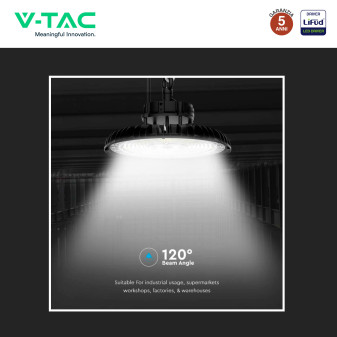 V-Tac VT-90202 Lampada Industriale LED UFO 120/150/200W SMD IP65