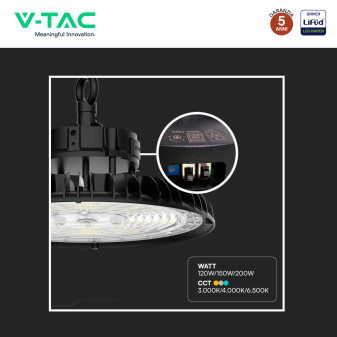 V-Tac VT-90202 Lampada Industriale LED UFO 120/150/200W SMD IP65