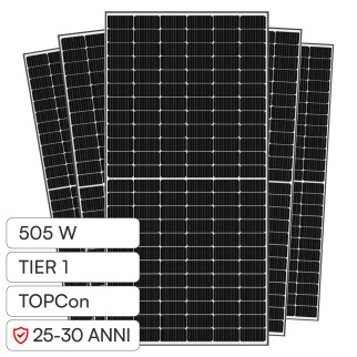 V-Tac Pannelli Fotovoltaici Trina Solar 505W TIER 1 Monocristallini